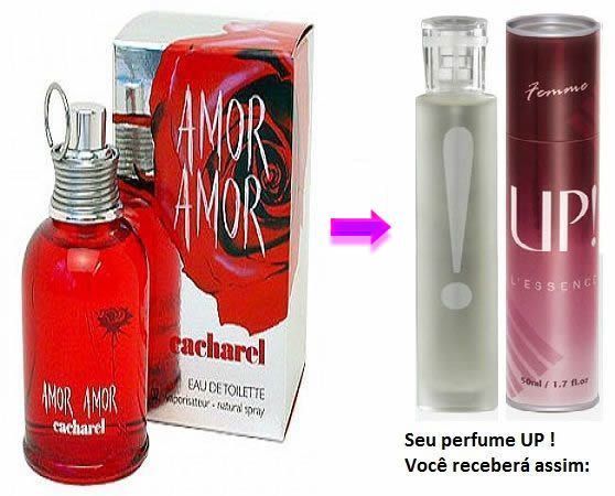 Perfume Feminino 50ml - UP! 06 - Amor Amor(*)